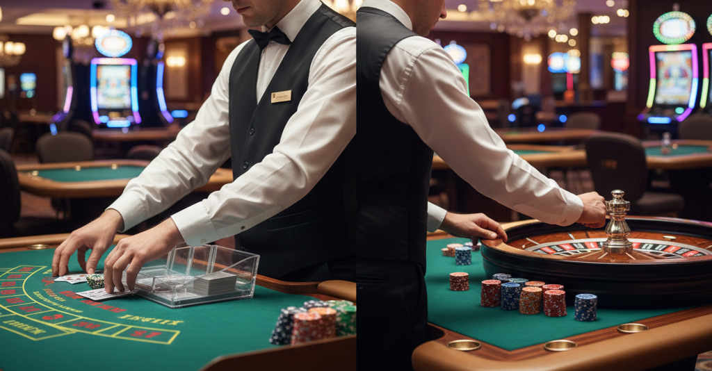 Эксперт Эдуард Лебедев о различиях между дилером и крупье в казино на Кипре